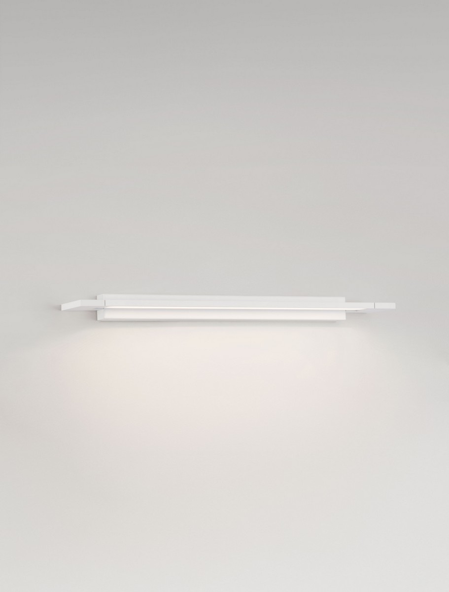 Kinkiet łazienkowy nowoczesny Luces Exclusivas ALFAJAR, biały, LED 18 W, szer. 10 cm – LE45777 - obrazek 4