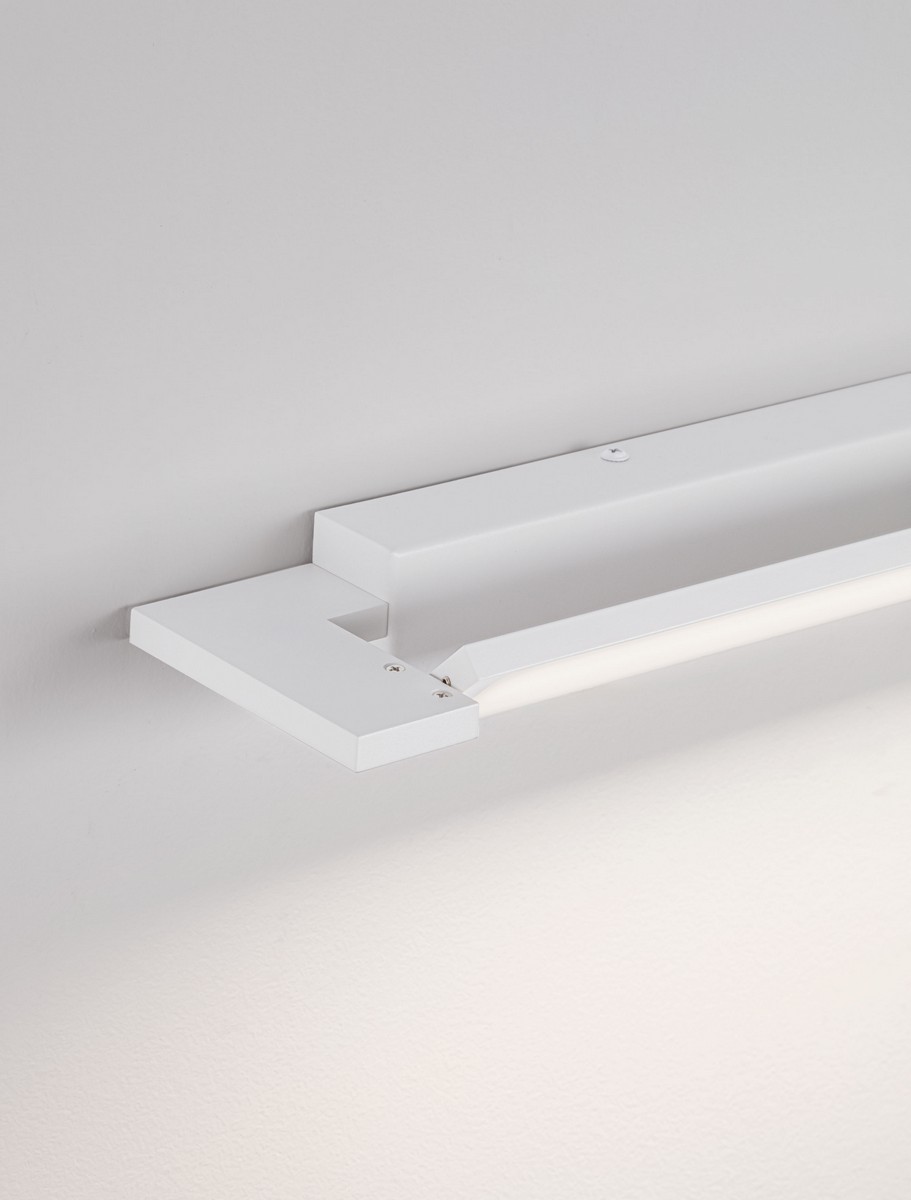 Kinkiet łazienkowy nowoczesny Luces Exclusivas ALFAJAR, biały, LED 18 W, szer. 10 cm – LE45777 - obrazek 5