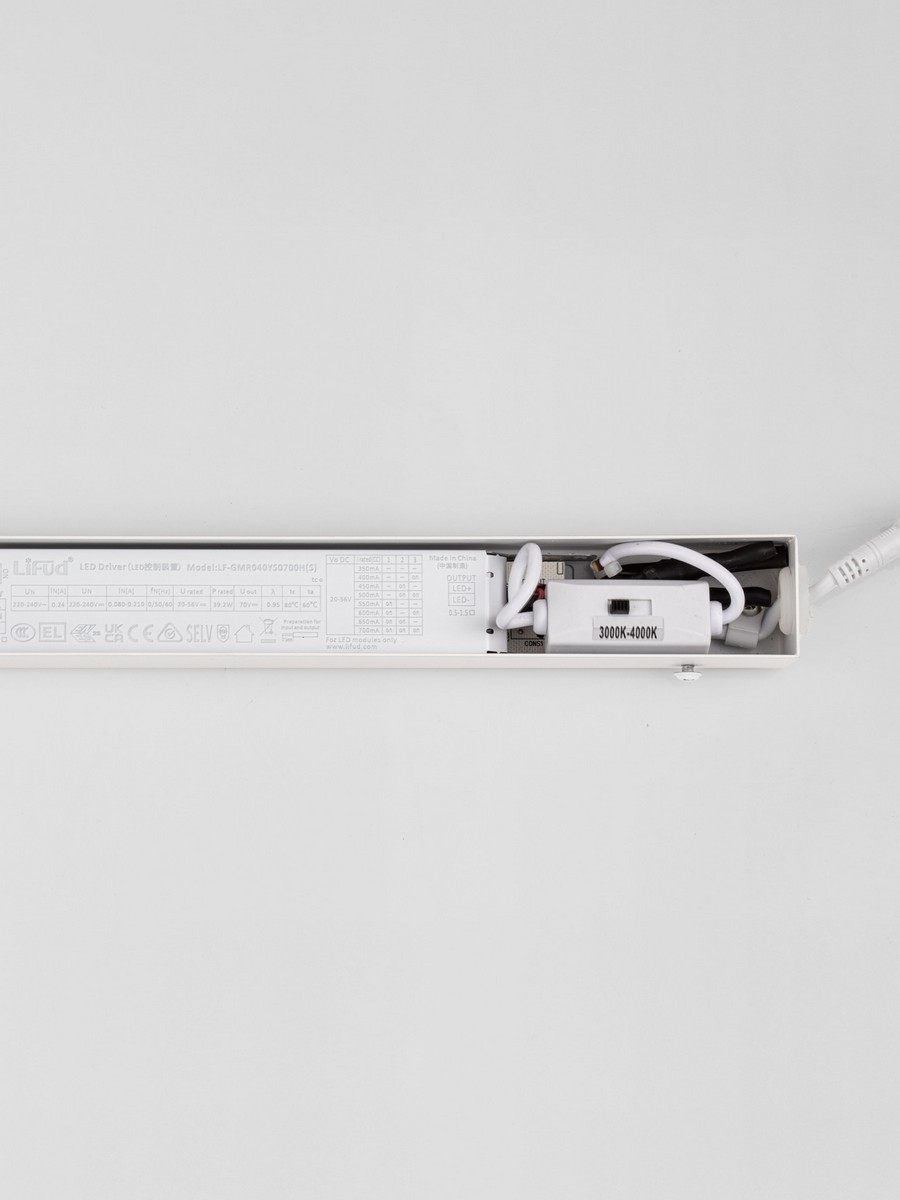 Kinkiet łazienkowy nowoczesny Luces Exclusivas ALFAJAR, biały, LED 18 W, szer. 10 cm – LE45777 - obrazek 7