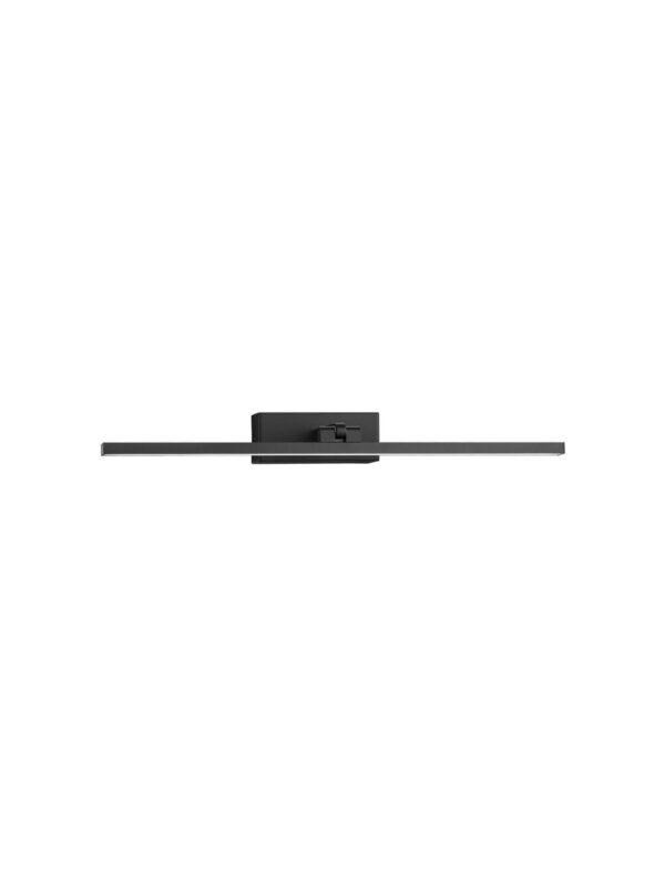 Kinkiet łazienkowy nowoczesny Luces Exclusivas ALFAS, czarny, LED 12 W, szer. 14 cm – LE45783