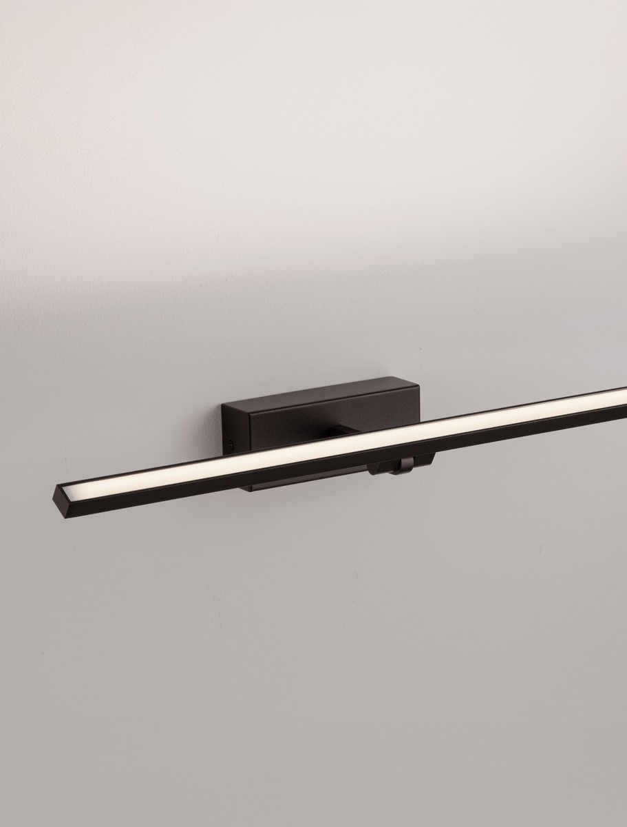 Kinkiet łazienkowy nowoczesny Luces Exclusivas ALFAS, czarny, LED 12 W, szer. 14 cm – LE45783 - obrazek 5