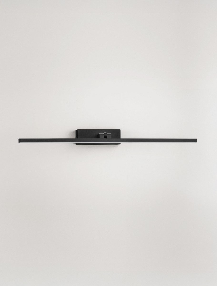 Kinkiet łazienkowy nowoczesny Luces Exclusivas ALFAS, czarny, LED 16 W, szer. 14 cm – LE45786 - obrazek 3