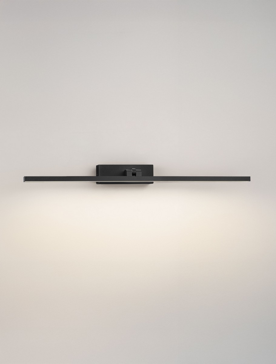 Kinkiet łazienkowy nowoczesny Luces Exclusivas ALFAS, czarny, LED 16 W, szer. 14 cm – LE45786 - obrazek 4