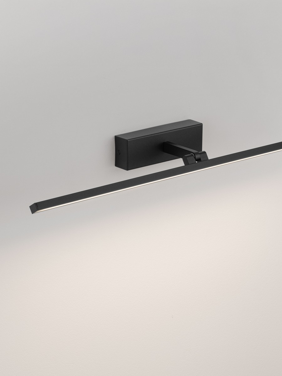 Kinkiet łazienkowy nowoczesny Luces Exclusivas ALFAS, czarny, LED 16 W, szer. 14 cm – LE45786 - obrazek 6