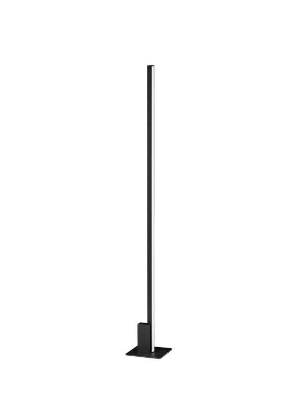 Lampa podłogowa minimalistyczna Luces Exclusivas ALGATOC, czarna, LED 26 W 3000 K, wys. 150 cm – LE45788