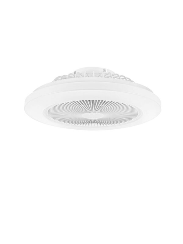 Wentylator sufitowy z oświetleniem nowoczesny Luces Exclusivas ALHAMA, biały, LED 37 W, Ø 50 cm – LE45793
