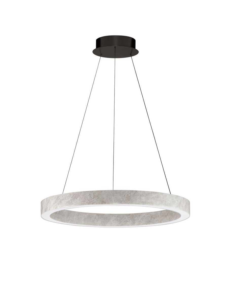 Lampa wisząca nowoczesna Luces Exclusivas ALHENDI, szara, LED 30 W 3000 K, Ø 65,5 cm – LE45795