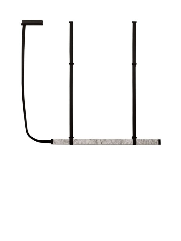 Lampa wisząca nowoczesna Luces Exclusivas ALHENDI, szara, LED 25 W 3000 K, szer. 7 cm – LE45796