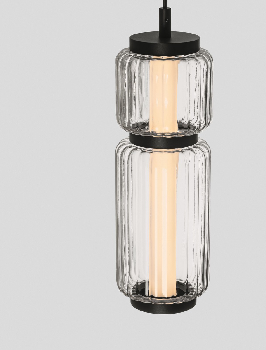 Lampa wisząca nowoczesna Luces Exclusivas ALQUERI, czarna, LED 7 W 3000 K, Ø 12 cm – LE45808 - obrazek 4