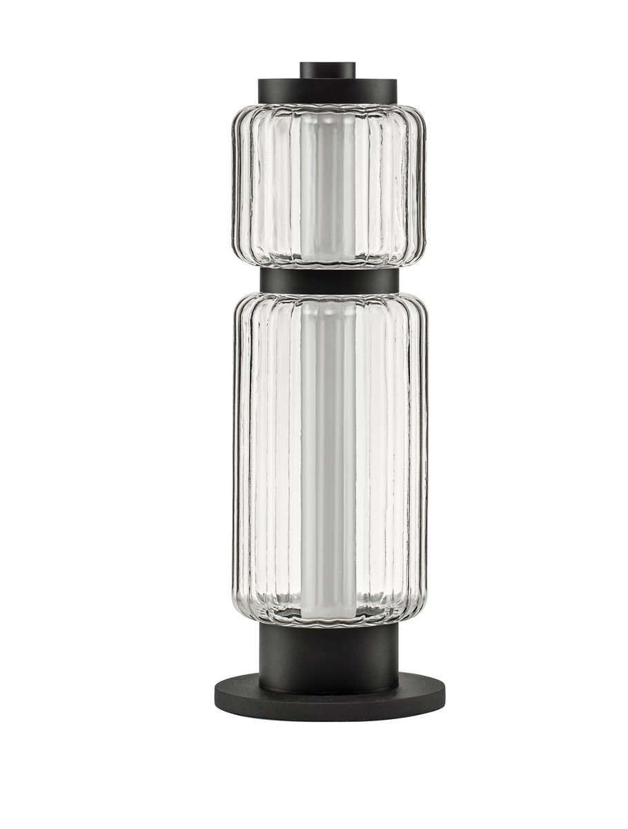 Lampa stołowa nowoczesna Luces Exclusivas ALQUERI, czarna, LED 7 W 3000 K, wys. 39 cm – LE45809