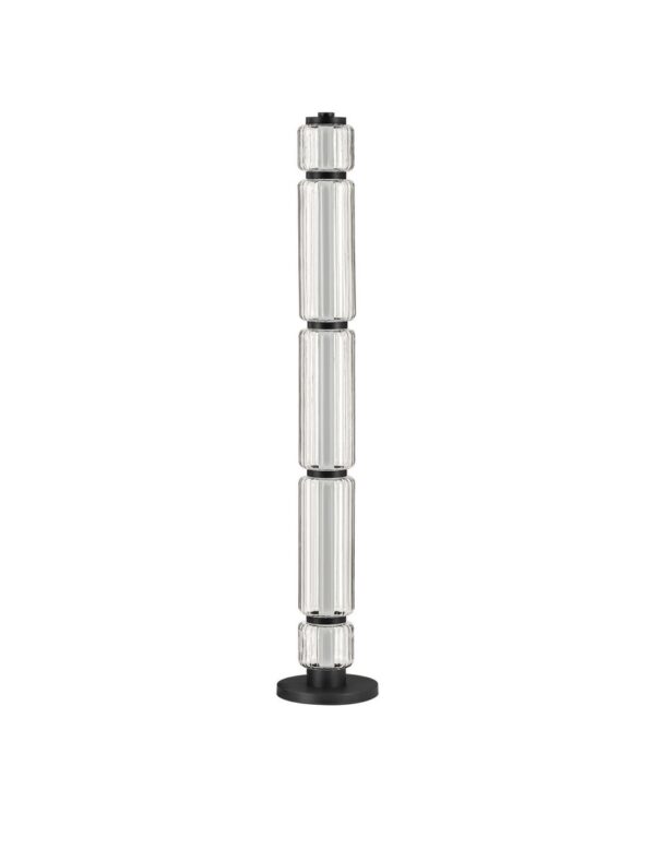 Lampa podłogowa nowoczesna Luces Exclusivas ALQUERI, czarna, LED 23 W 3000 K, wys. 123 cm – LE45810