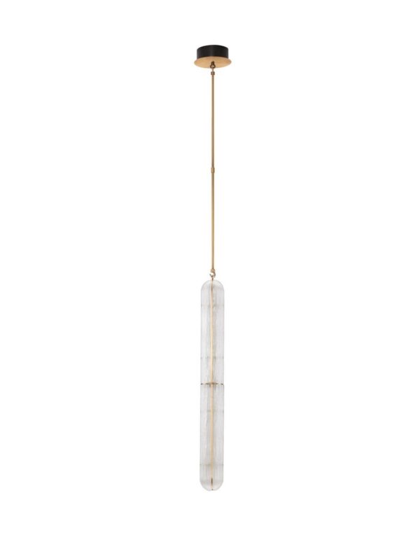Lampa wisząca nowoczesna Luces Exclusivas ANENTO, mosiądz antyczny, LED 20 W 3000 K, Ø 10 cm – LE45817
