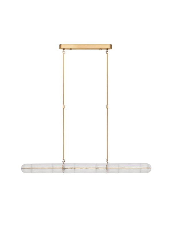 Lampa wisząca nowoczesna Luces Exclusivas ANENTO, mosiądz antyczny, LED 23 W 3000 K, szer. 10 cm – LE45818