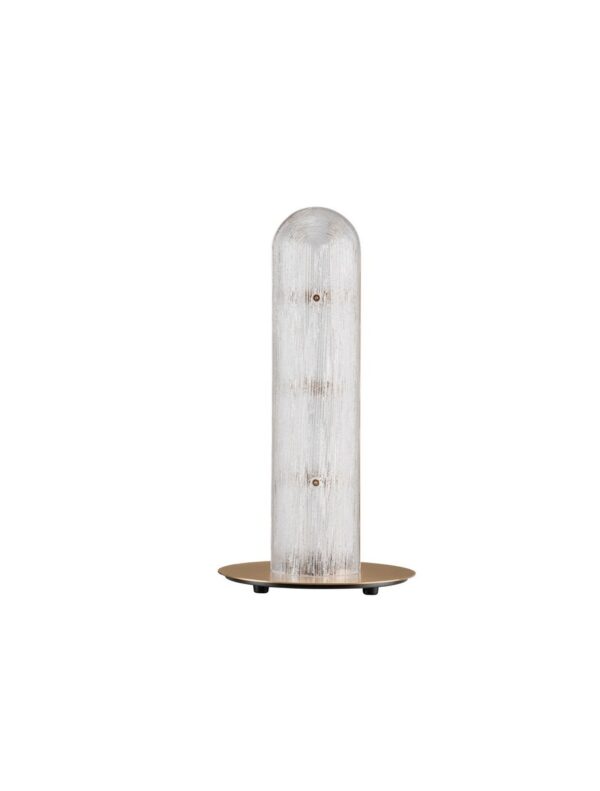 Lampa stołowa nowoczesna Luces Exclusivas ANENTO, mosiądz antyczny, LED 9 W 3000 K, wys. 40 cm – LE45821