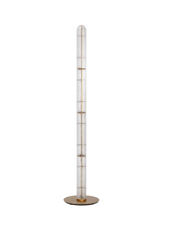 Lampa podłogowa nowoczesna Luces Exclusivas ANENTO, mosiądz antyczny, LED 33 W 3000 K, wys. 165,5 cm – LE45822