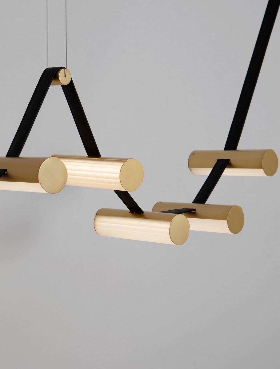 Lampa wisząca nowoczesna Luces Exclusivas ANTEQ, mosiądz antyczny, LED 31 W 3000 K, szer. 22,4 cm – LE45823 - obrazek 4