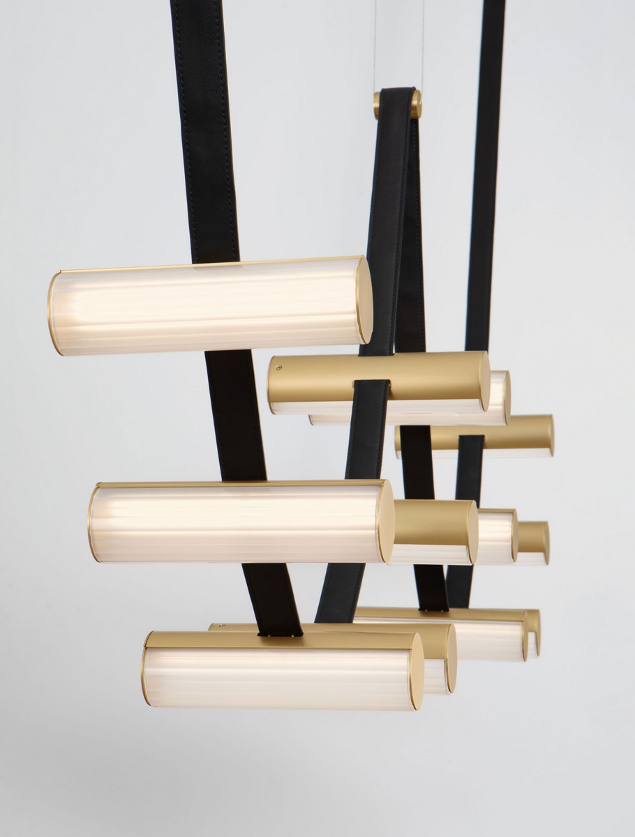 Lampa wisząca nowoczesna Luces Exclusivas ANTEQ, mosiądz antyczny, LED 52 W 3000 K, szer. 22,4 cm – LE45824 - obrazek 4