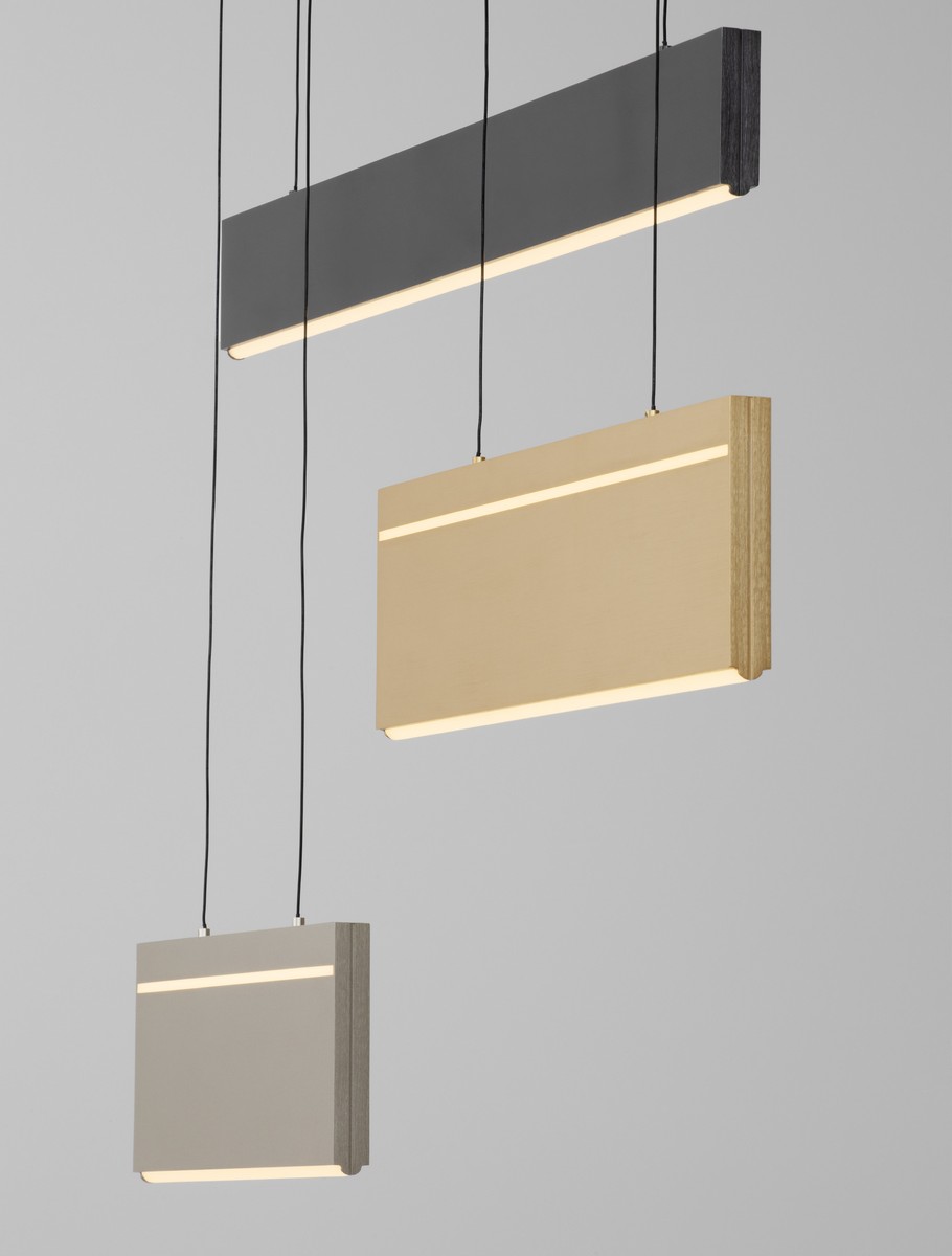 Lampa wisząca nowoczesna Luces Exclusivas ARANDA, czarna / złota / nikiel, LED 49 W 3000 K, szer. 15 cm – LE45828 - obrazek 5