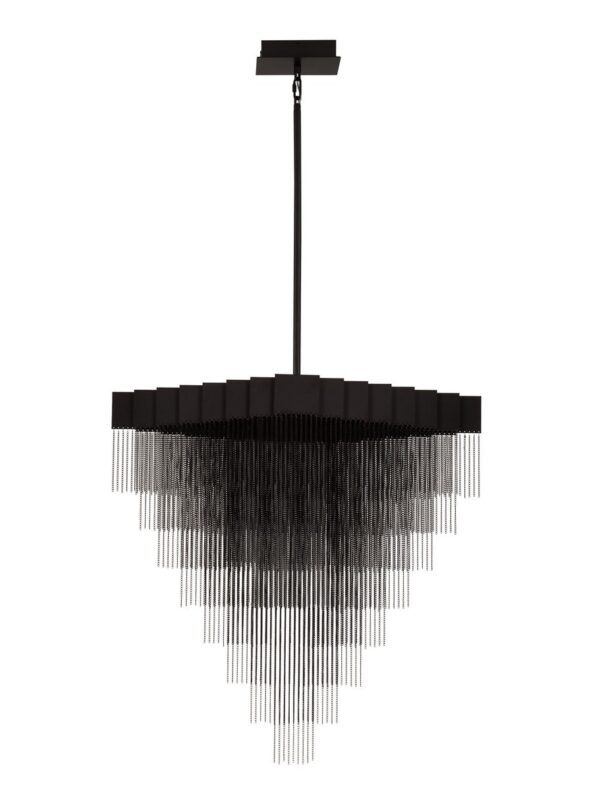 Lampa wisząca nowoczesna Luces Exclusivas ARDALES, czarna, LED 79 W 3000 K, szer. 72 cm – LE45832