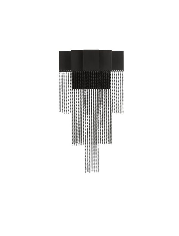 Kinkiet nowoczesny Luces Exclusivas ARDALES, czarny, LED 8 W 3000 K, szer. 12 cm – LE45834