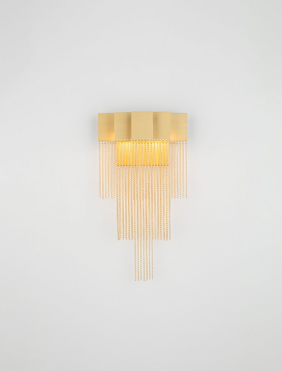 Kinkiet nowoczesny Luces Exclusivas ARDALES, złoty, LED 8 W 3000 K, szer. 12 cm – LE45839 - obrazek 4