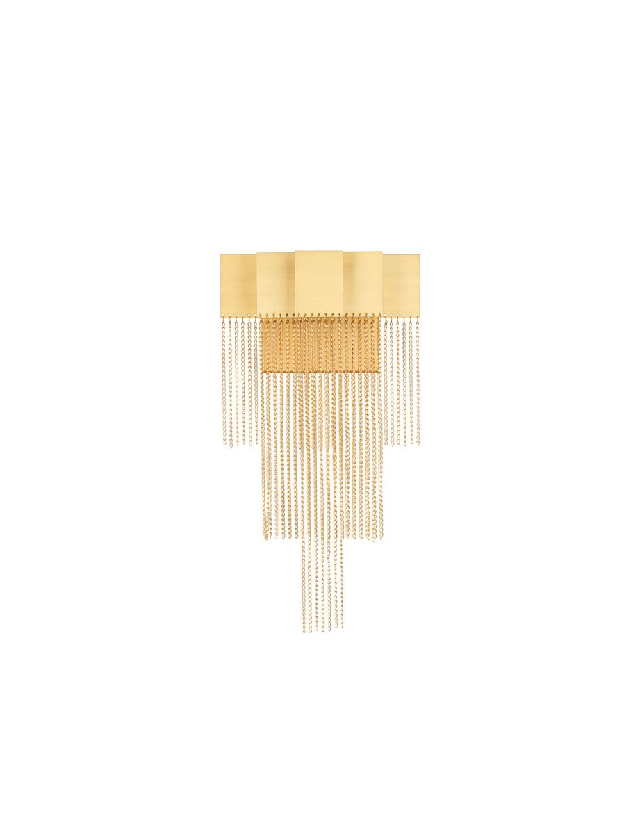 Kinkiet nowoczesny Luces Exclusivas ARDALES, złoty, LED 8 W 3000 K, szer. 12 cm – LE45839