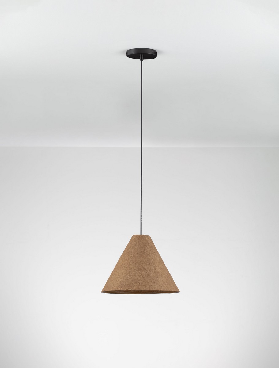 Lampa wisząca nowoczesna Luces Exclusivas ARENAS, brązowa, 1 × E27, Ø 30 cm – LE45840 - obrazek 2