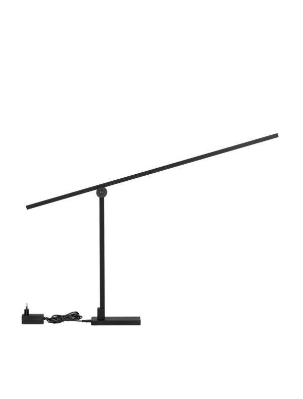 Lampa stołowa nowoczesna Luces Exclusivas ARGANDA, czarna, LED 17 W 3000 K, wys. 46 cm – LE45842