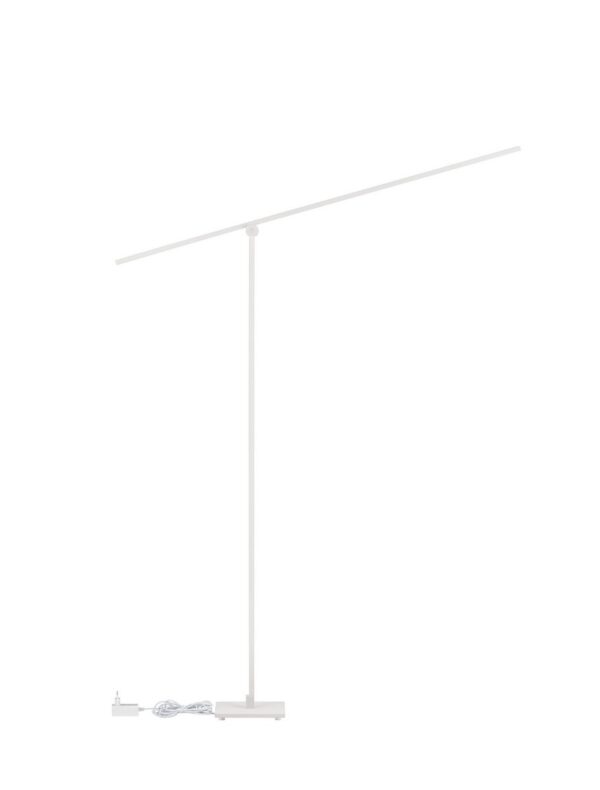 Lampa podłogowa minimalistyczna Luces Exclusivas ARGANDA, biała, LED 24 W 3000 K, wys. 143 cm – LE45843
