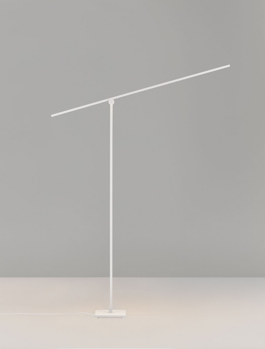 Lampa podłogowa minimalistyczna Luces Exclusivas ARGANDA, biała, LED 24 W 3000 K, wys. 143 cm – LE45843 - obrazek 3