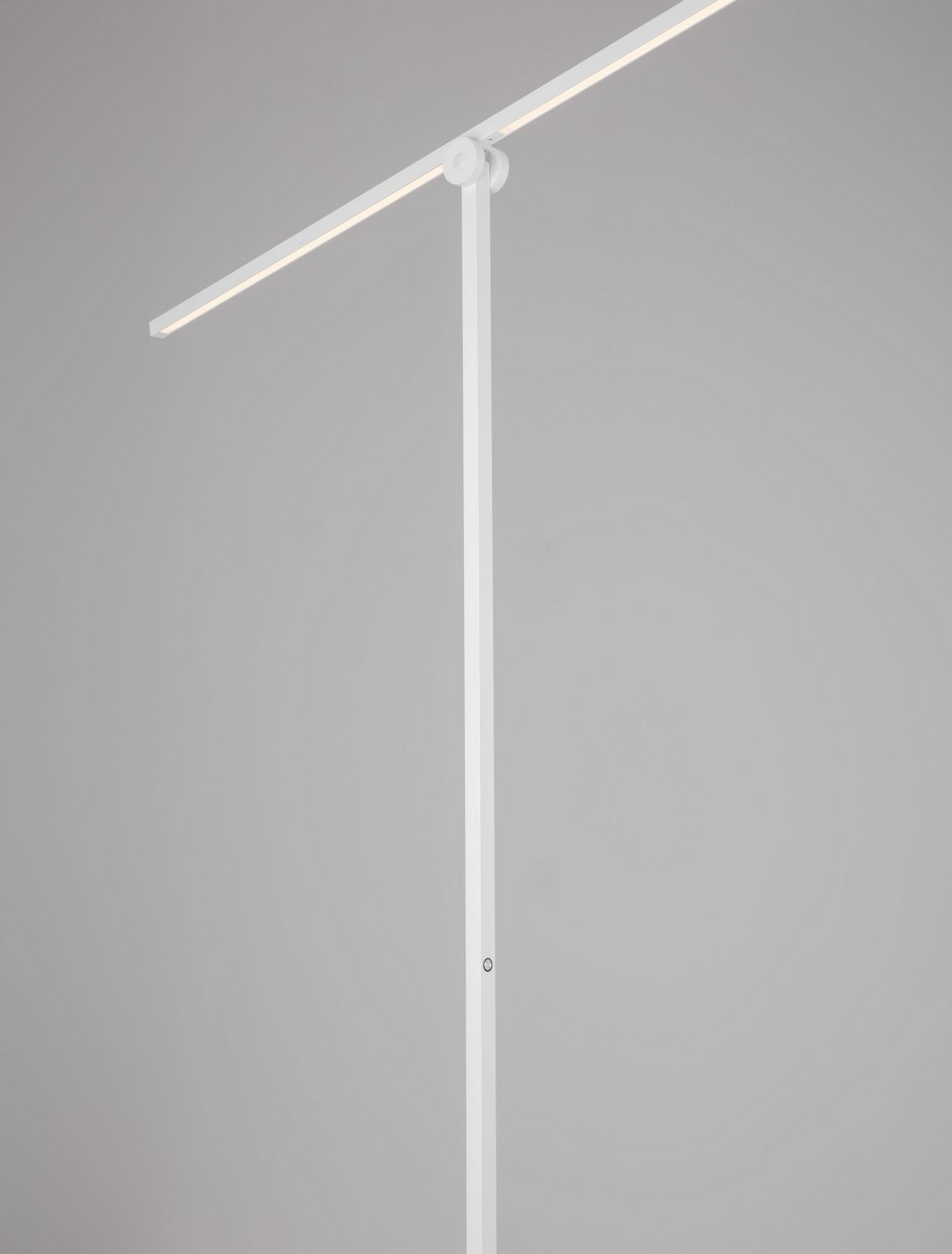 Lampa podłogowa minimalistyczna Luces Exclusivas ARGANDA, biała, LED 24 W 3000 K, wys. 143 cm – LE45843 - obrazek 4