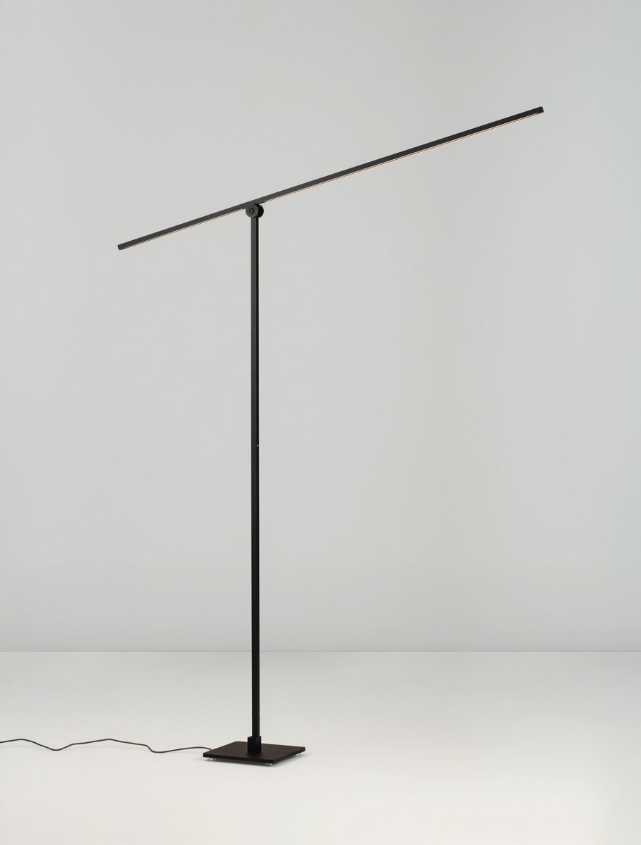 Lampa podłogowa minimalistyczna Luces Exclusivas ARGANDA, czarna, LED 24 W 3000 K, wys. 143 cm – LE45844 - obrazek 3