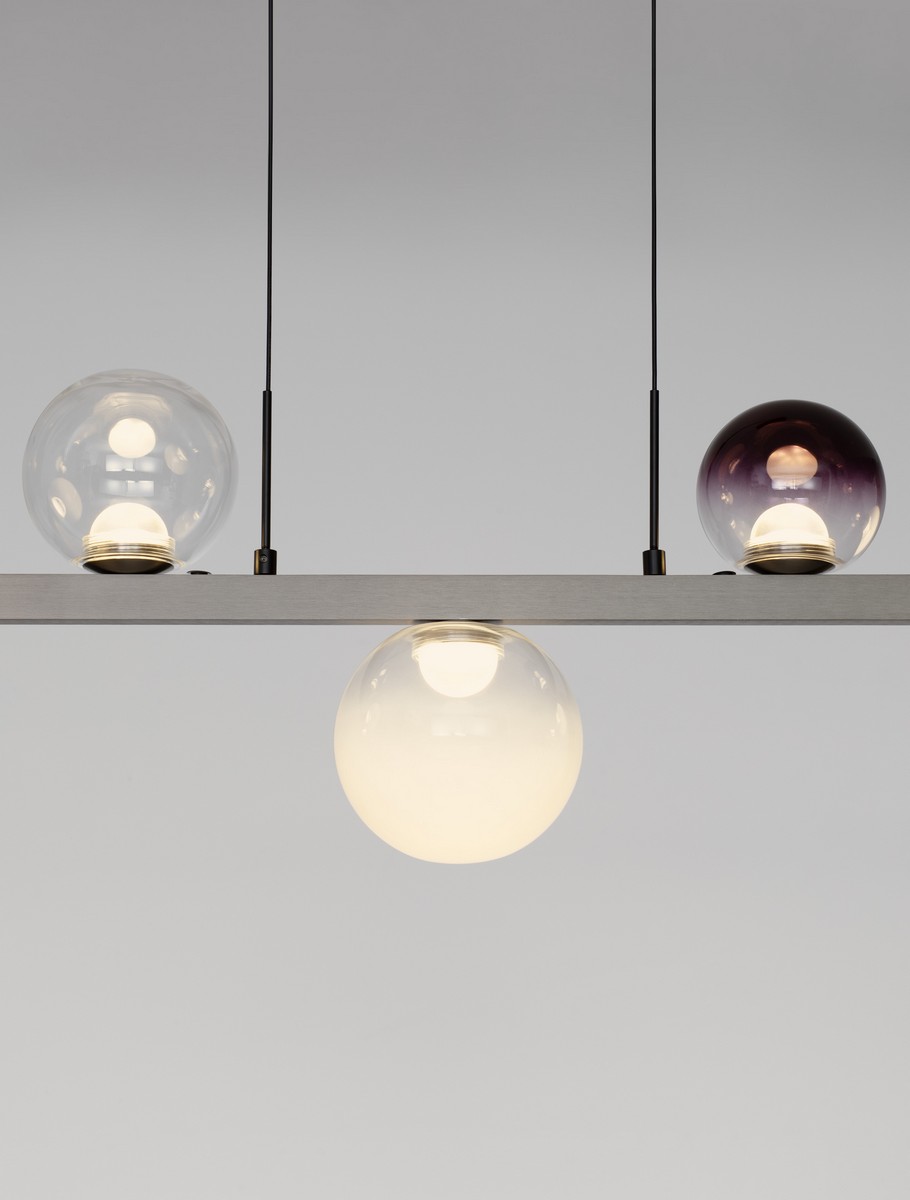 Lampa wisząca nowoczesna Luces Exclusivas ARGUIS, szara, LED 40 W 3000 K, szer. 25 cm – LE45847 - obrazek 5