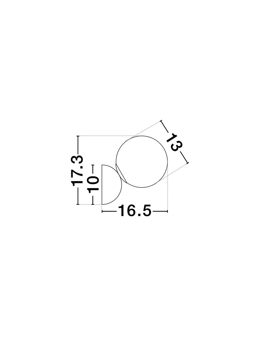 Kinkiet nowoczesny Luces Exclusivas ARGUIS, szary, LED 6 W 3000 K, Ø 13 cm – LE45848 - obrazek 5
