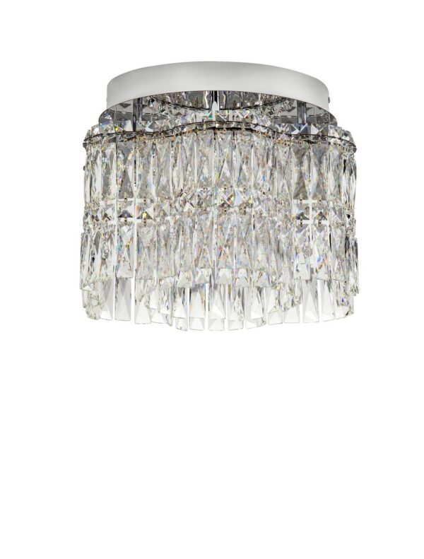 Plafon nowoczesny Luces Exclusivas ARIZA, chrom, LED 28 W 3500 K, Ø 40 cm – LE45850