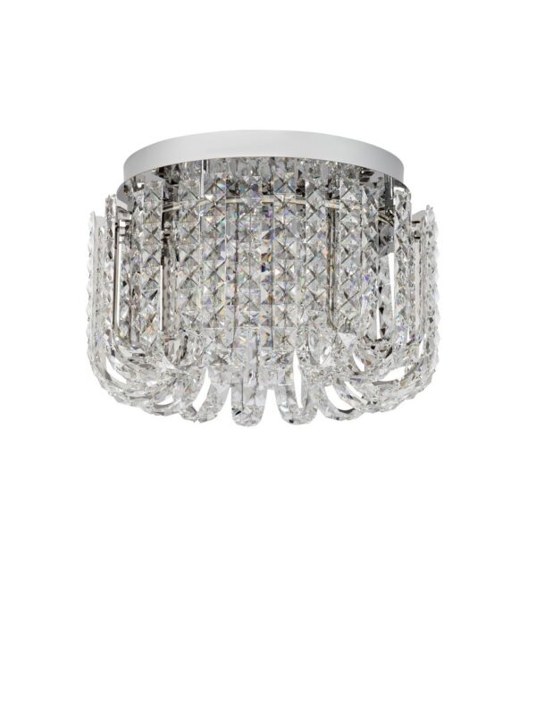 Plafon nowoczesny Luces Exclusivas ARONA, chrom, LED 34 W 3500 K, Ø 50 cm – LE45855
