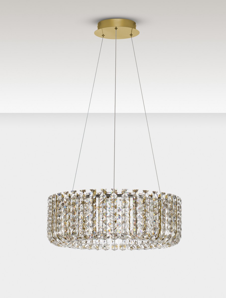 Lampa wisząca nowoczesna Luces Exclusivas ARONA, złota, LED 47 W 3500 K, Ø 60 cm – LE45857 - obrazek 2