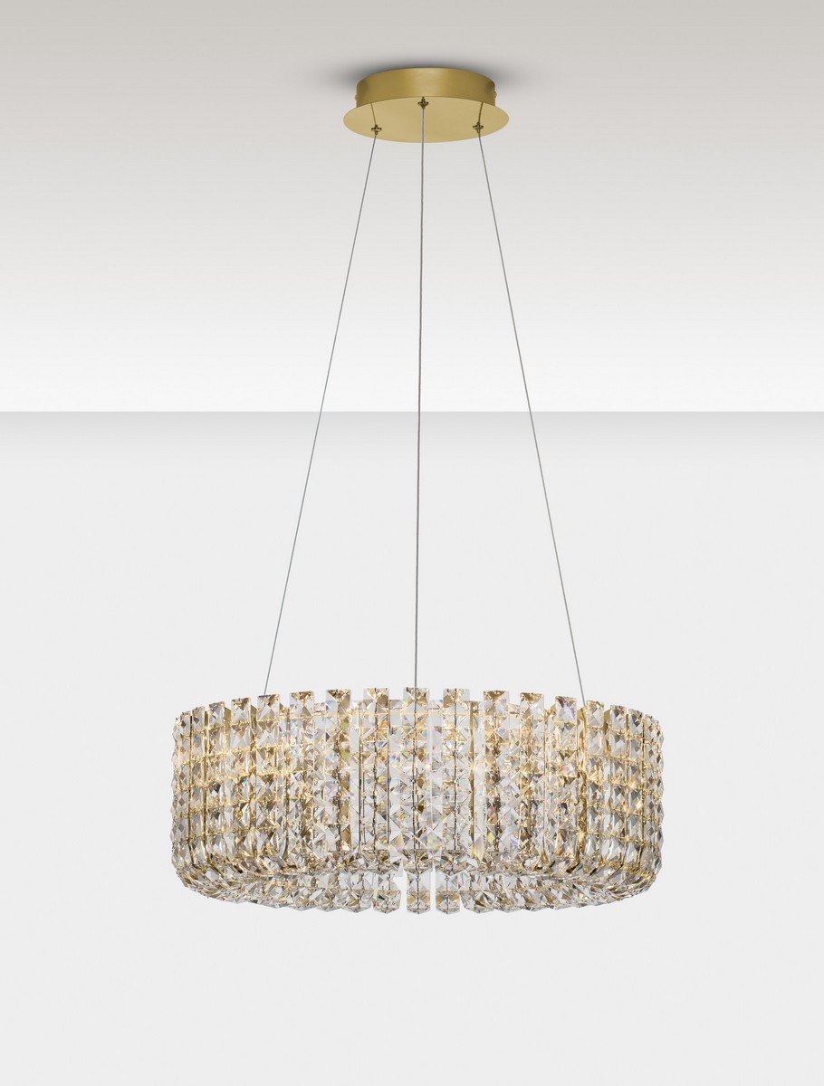 Lampa wisząca nowoczesna Luces Exclusivas ARONA, złota, LED 47 W 3500 K, Ø 60 cm – LE45857 - obrazek 3