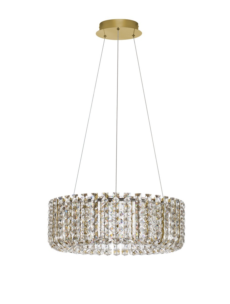 Lampa wisząca nowoczesna Luces Exclusivas ARONA, złota, LED 47 W 3500 K, Ø 60 cm – LE45857