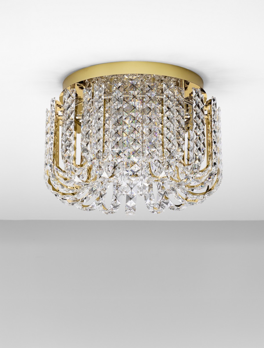 Plafon nowoczesny Luces Exclusivas ARONA, złoty, LED 34 W 3500 K, Ø 50 cm – LE45858 - obrazek 2
