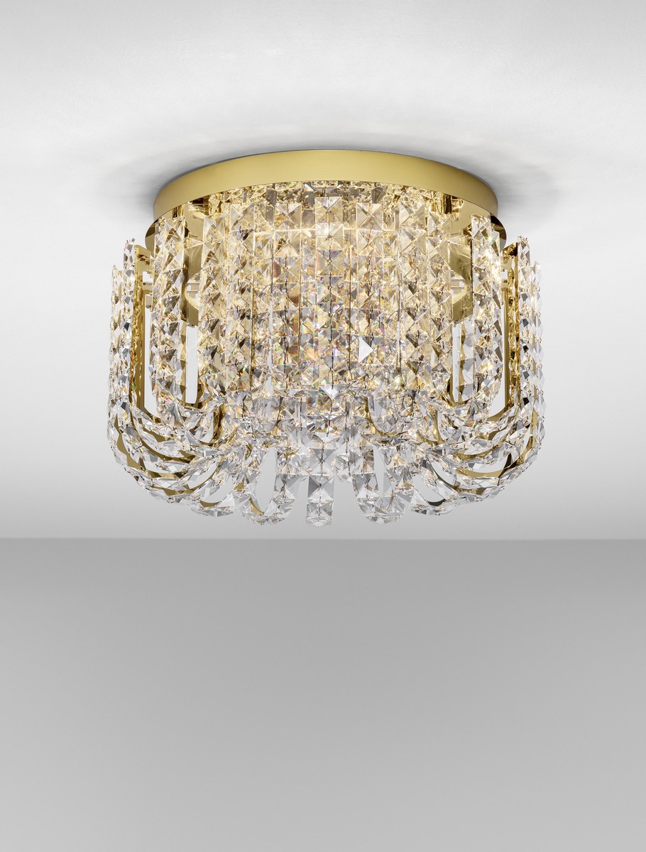 Plafon nowoczesny Luces Exclusivas ARONA, złoty, LED 34 W 3500 K, Ø 50 cm – LE45858 - obrazek 3