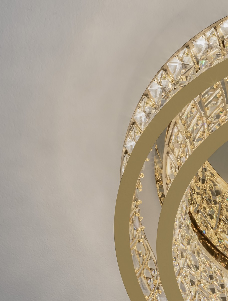 Plafon nowoczesny Luces Exclusivas ARONA, złoty, LED 46 W 3500 K, Ø 50 cm – LE45860 - obrazek 4