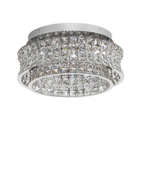 Plafon nowoczesny Luces Exclusivas ARONA, chrom, LED 46 W 3500 K, Ø 50 cm – LE45862