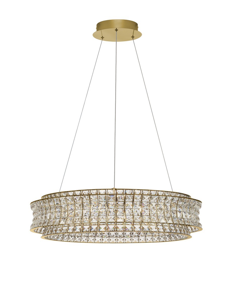 Lampa wisząca nowoczesna Luces Exclusivas ARONA, złota, LED 74 W 3500 K, Ø 80 cm – LE45869
