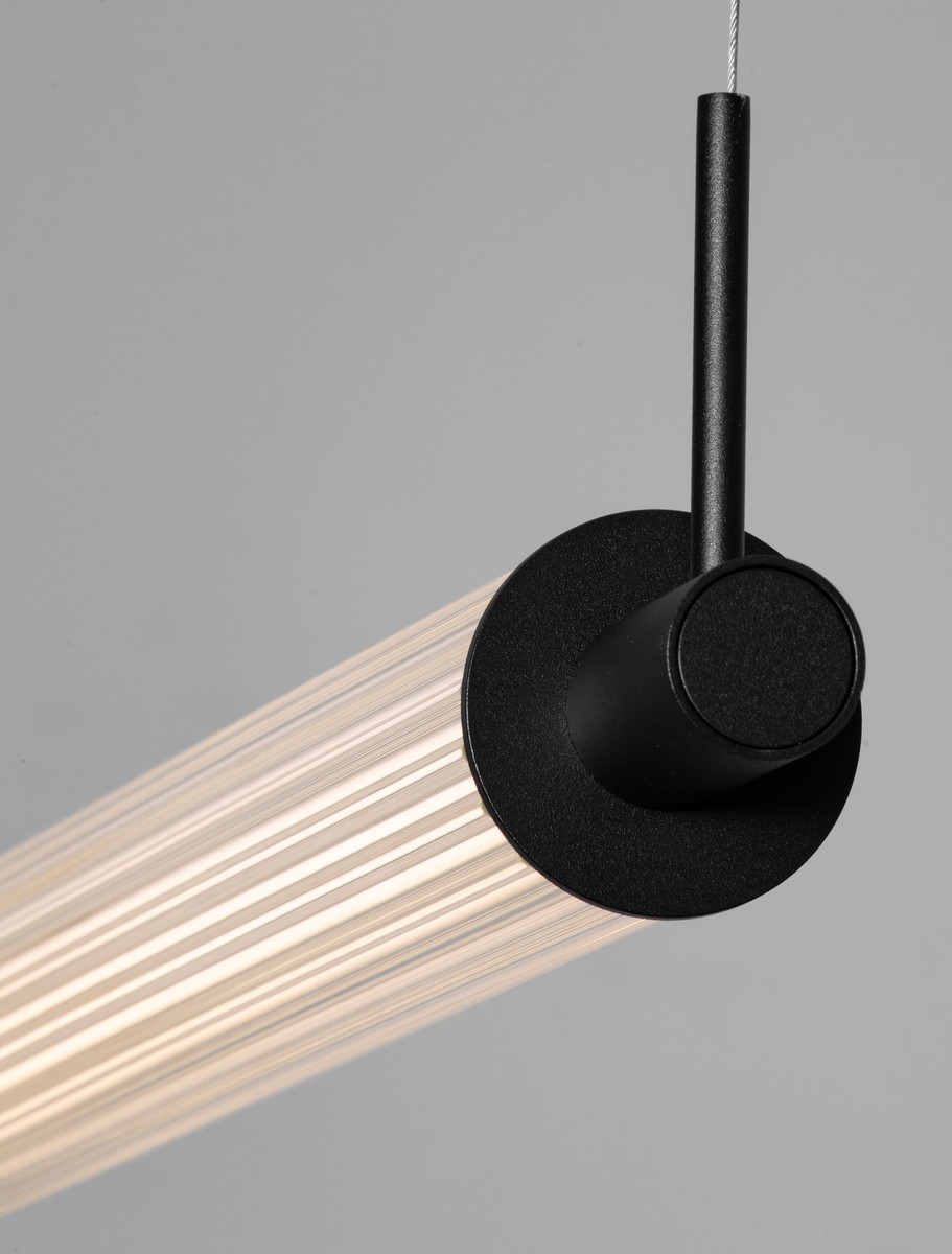 Lampa wisząca nowoczesna Luces Exclusivas ARUCAS, czarna, LED 27 W, szer. 5 cm – LE45879 - obrazek 4