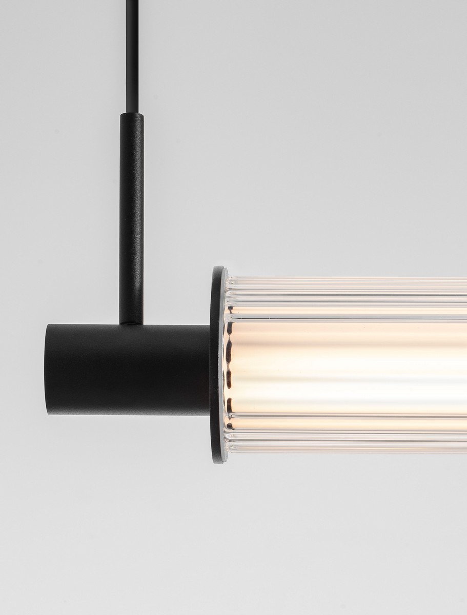 Lampa wisząca nowoczesna Luces Exclusivas ARUCAS, czarna, LED 27 W, szer. 5 cm – LE45879 - obrazek 6
