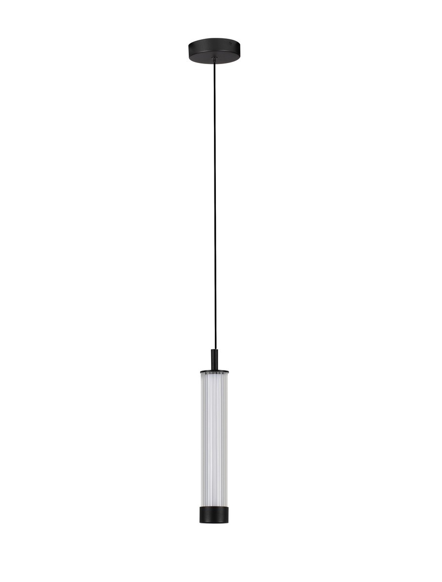 Lampa wisząca nowoczesna Luces Exclusivas ARUCAS, czarna, LED 14 W, Ø 6,5 cm – LE45880