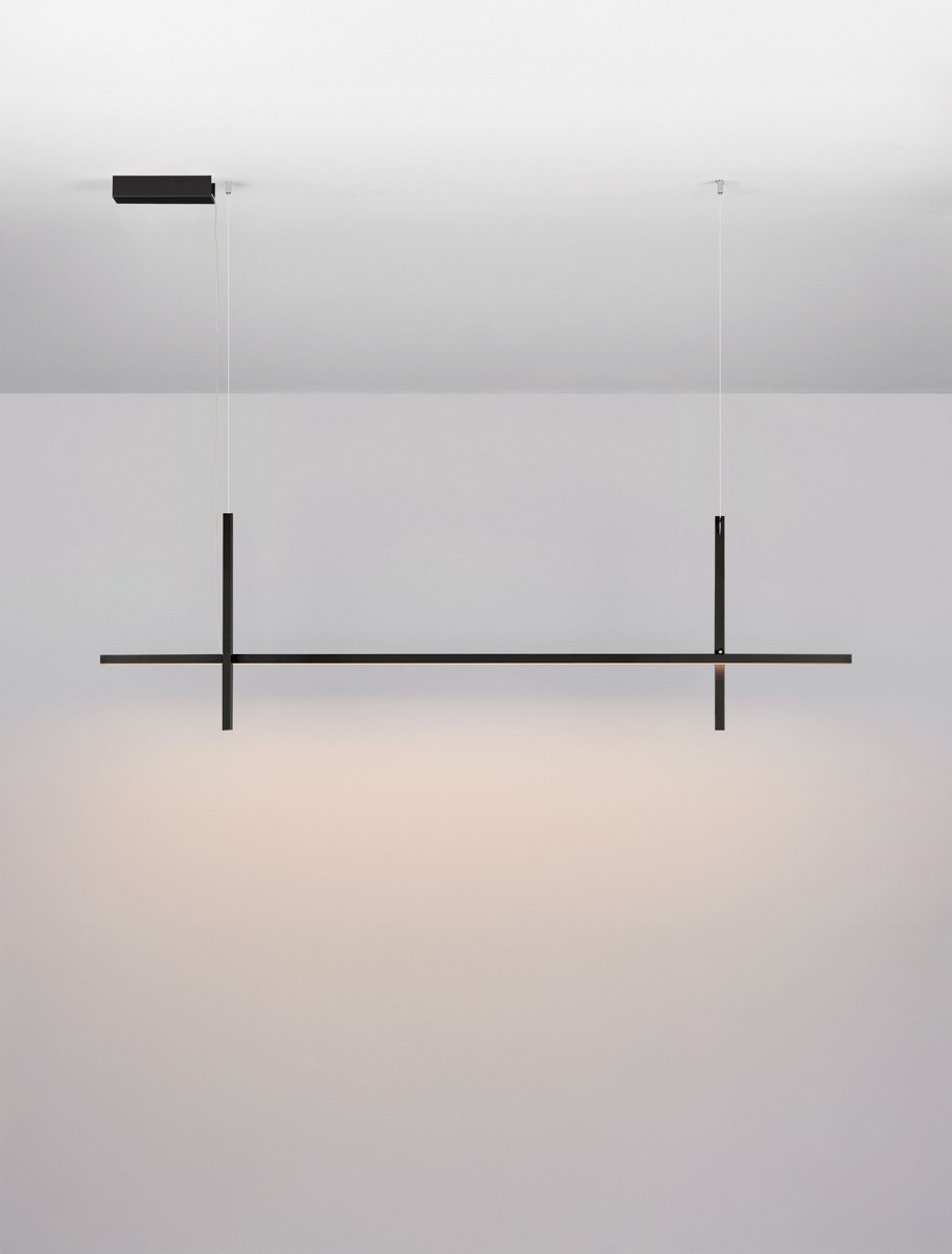 Lampa wisząca nowoczesna Luces Exclusivas ASTILL, czarna, LED 30 W 3000 K, szer. 6 cm – LE45886 - obrazek 3
