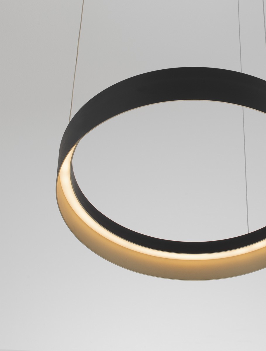 Lampa wisząca nowoczesna Luces Exclusivas ATECA, czarno-złota, LED 39 W, Ø 50 cm – LE45894 - obrazek 5