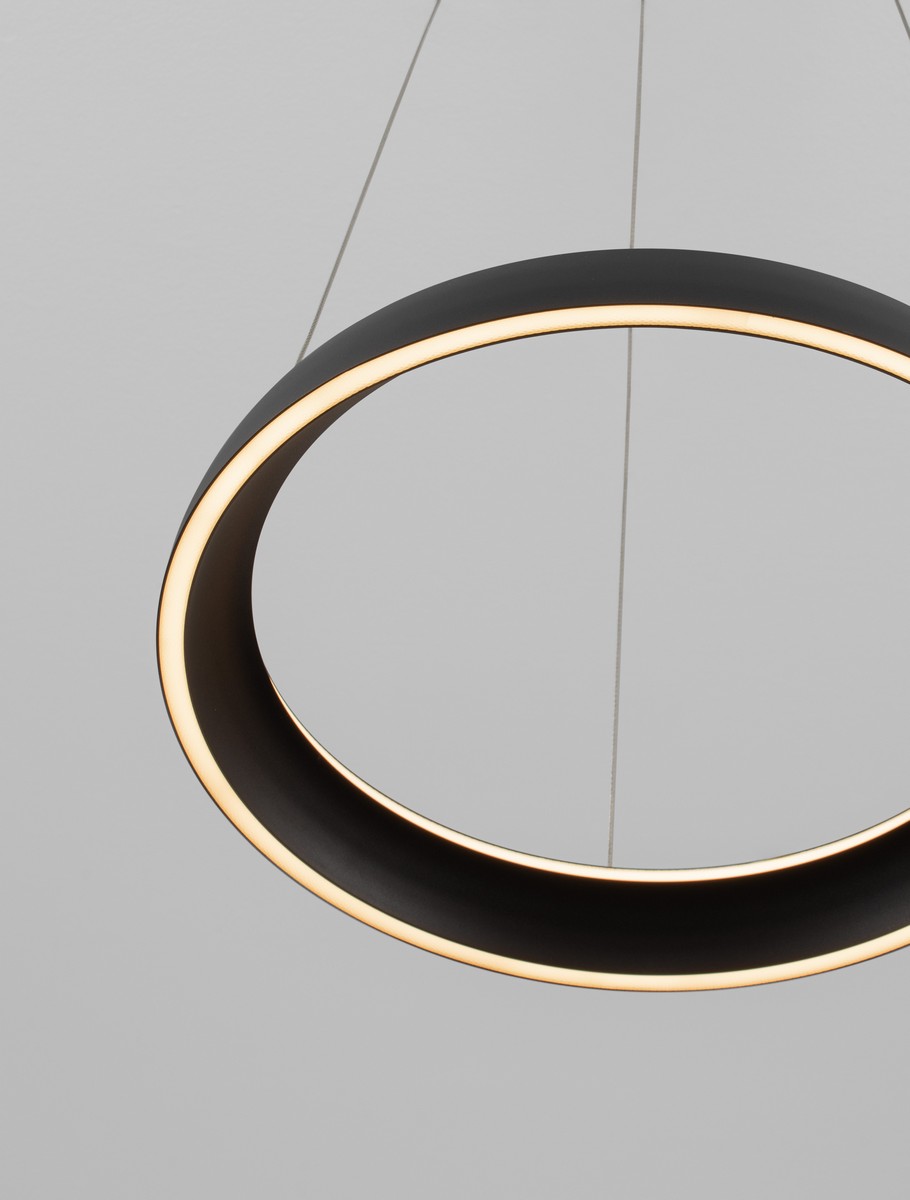 Lampa wisząca nowoczesna Luces Exclusivas AYLLON, czarna, LED 48 W, Ø 45 cm – LE45897 - obrazek 4